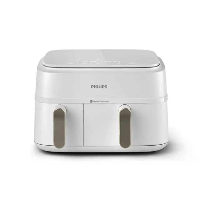 Philips Air Fryer Ovi Dual 3000 9L White / Gold (NA353/10)