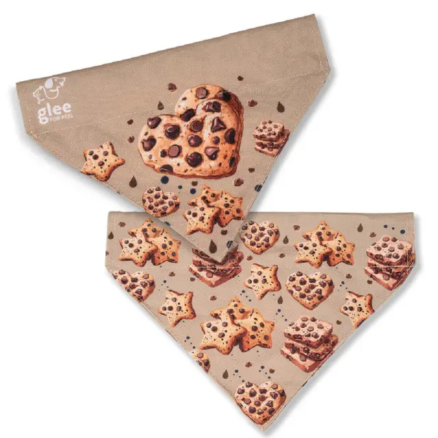 Glee Platinum Cookie Boo - Μπαντάνα Σκύλου M/L 22.5x17x4.5cm
