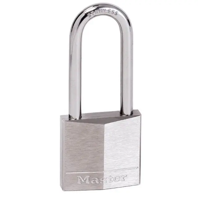 Master Lock 640EURDLH - Λουκέτο μπρούτζινο επινικελωμένο μακρύλαιμο Inox 40mm