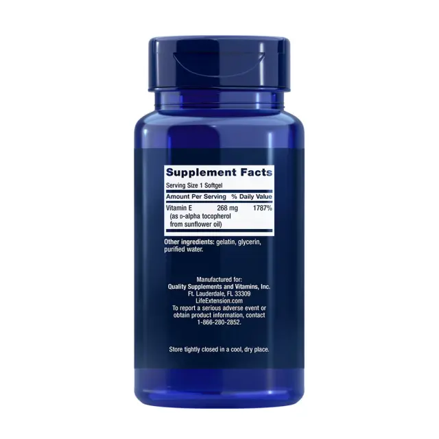 Life Extension Super Vitamin E 268 mg 2