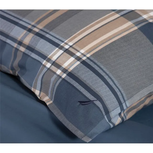 Nef-Nef Homeware Σεντόνι Σετ Διπλό Nautica Surface 200x270 Denim 3