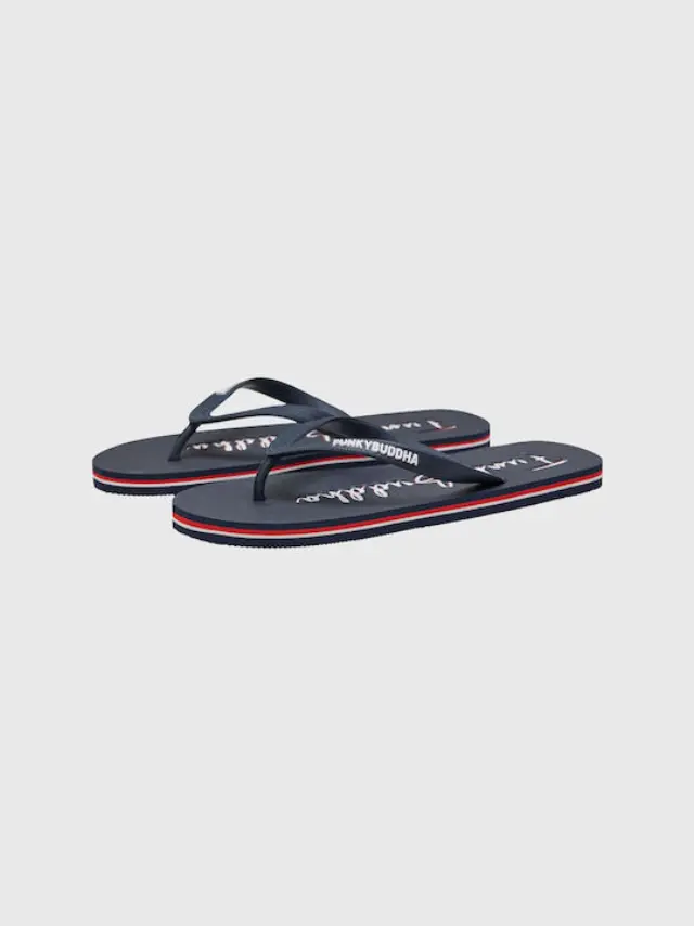 Funky Buddha Flip Flops Navy FBM009-001-08 - 41 3