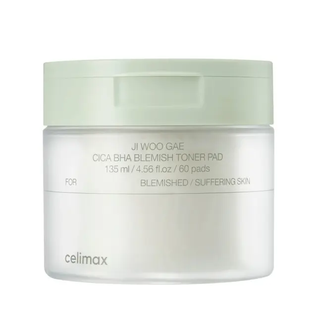 Celimax Ji Woo Gae Cica BHA Blemish Toner Pads Προσώπου για Ατέλειες & Ακμή 60τμχ