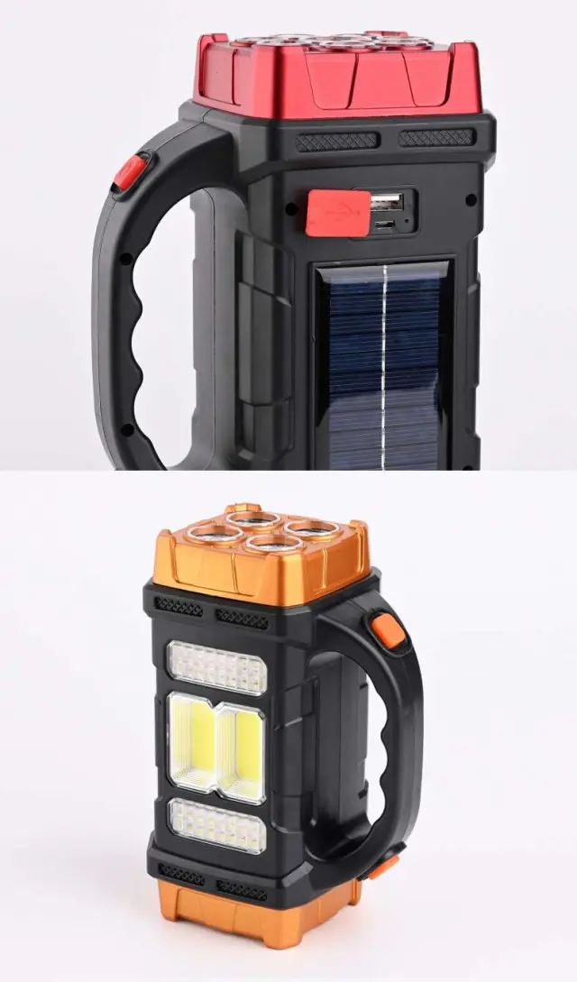 Διπλός ηλιακός φακός εργασίας 25W με Powerbank Solar/USB charging work light HB-2678 2