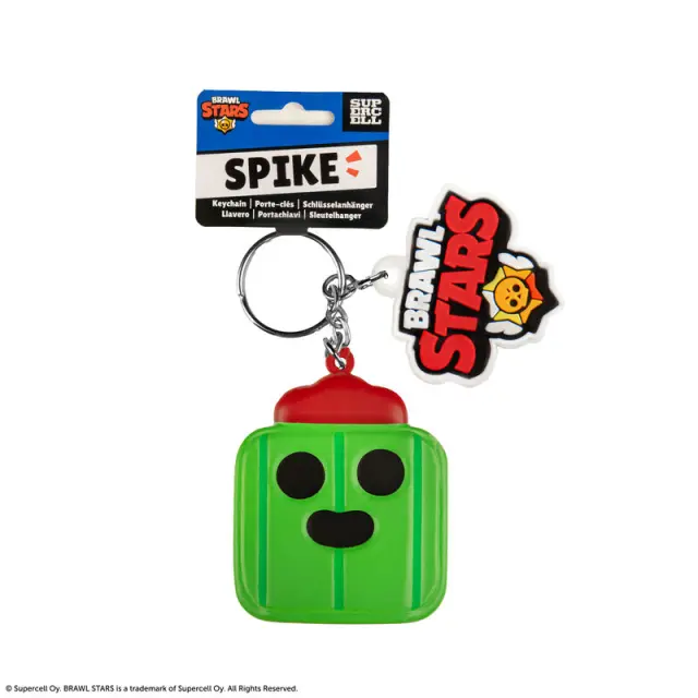 Squishy Μπρελόκ Brawl Stars Spike / CR2832 (Cinereplicas) 3
