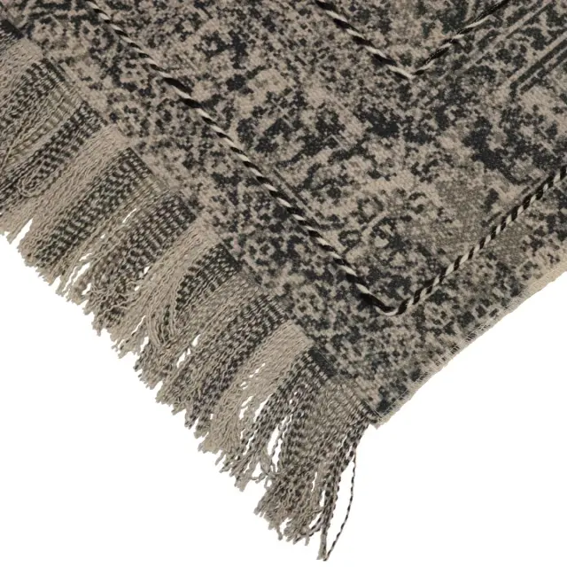 Χαλί Vintage Γκρι Βαμβακερό 120x180cm 3