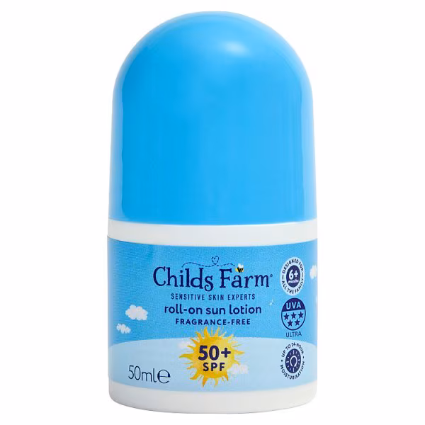 Childs Farm Roll On SPF50 Αδιάβροχο Παιδικό Αντηλιακό Stick 50ml