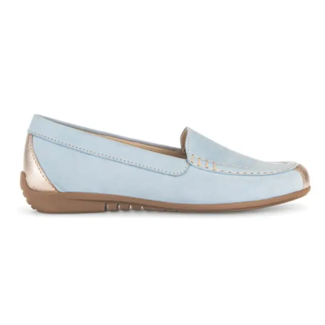 Gabor Μοκασίνια-Loafers Γυναικείο δέρμα Nubuck Μπλέ GAB/44260 18-SKY