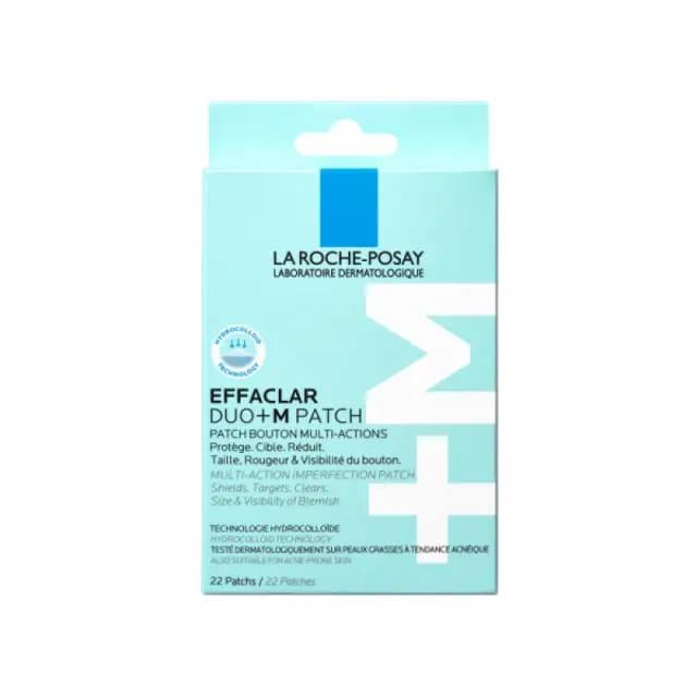 LA ROCHE POSAY Effaclar Duo+M PATCH Αυτοκόλλητα Επίθεματα Πολλαπλών Δράσεων Κατά των Ατελειών - 22τεμάχια