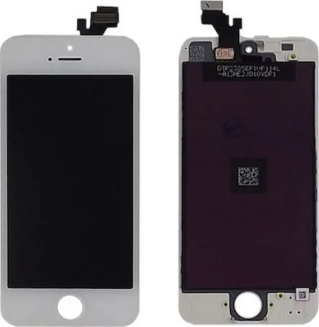 LCD + TOUCHSCREEN ΟΘΟΝΗ + ΤΖΑΜΙ ΑΦΗΣ (WHITE) ΠΛΑΙΣΙΟ iPHONE 5