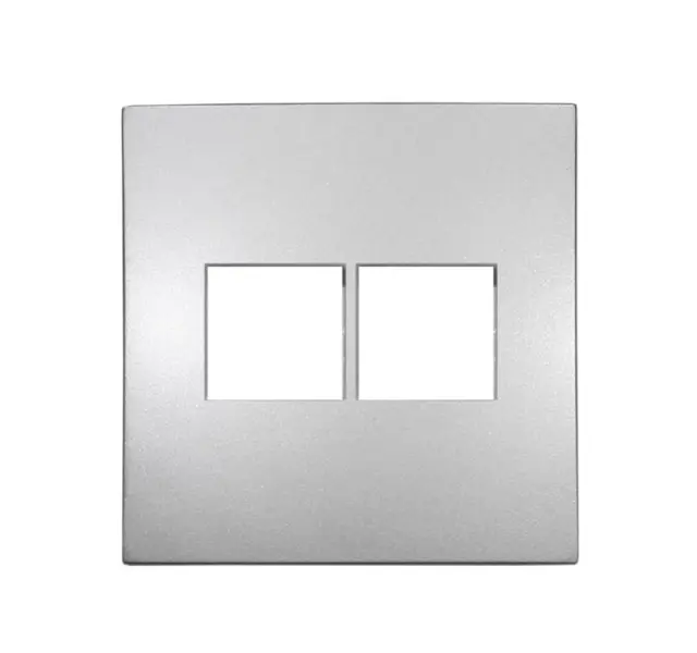 ΠΛΑΚΙΔΙΟ ΠΡΙΖΑΣ DATA ΔΙΠΛΗ RJ45+RJ45 Cat.6 ΑΣΗΜΙ
