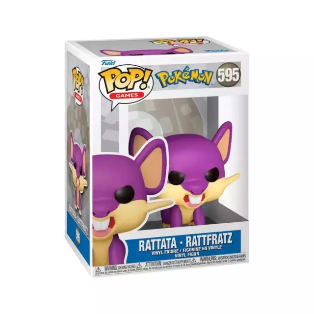 Funko Pop! Games: Pokemon - Rattata #595 Vinyl Figure