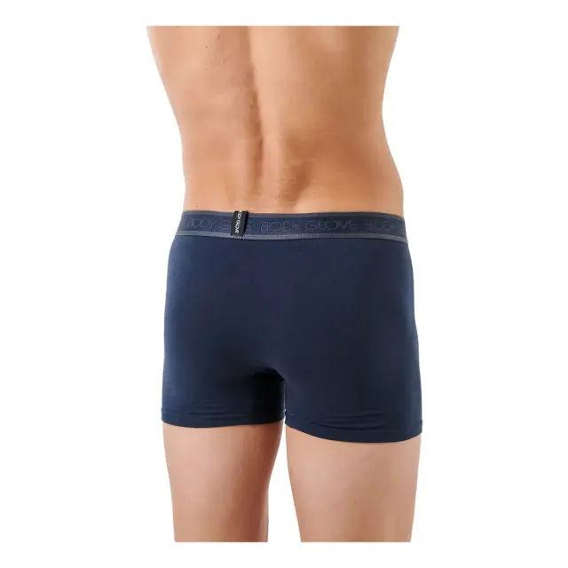 Body Glove Ανδρικό Boxer Logo Band - Διπλό Πακέτο, Χρώμα Σκούρο Μπλε-Γκρι 3