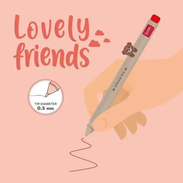 Legami Στυλό Gel Bear Red Ink 0.5mm / CPP0003 (Legami) 3