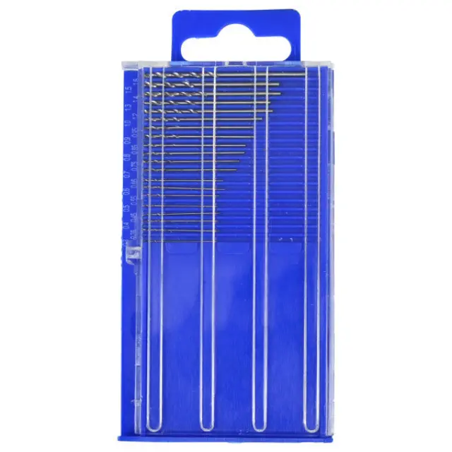 Drill set 20 pieces HSS 0.3 t/m 1.6 mm