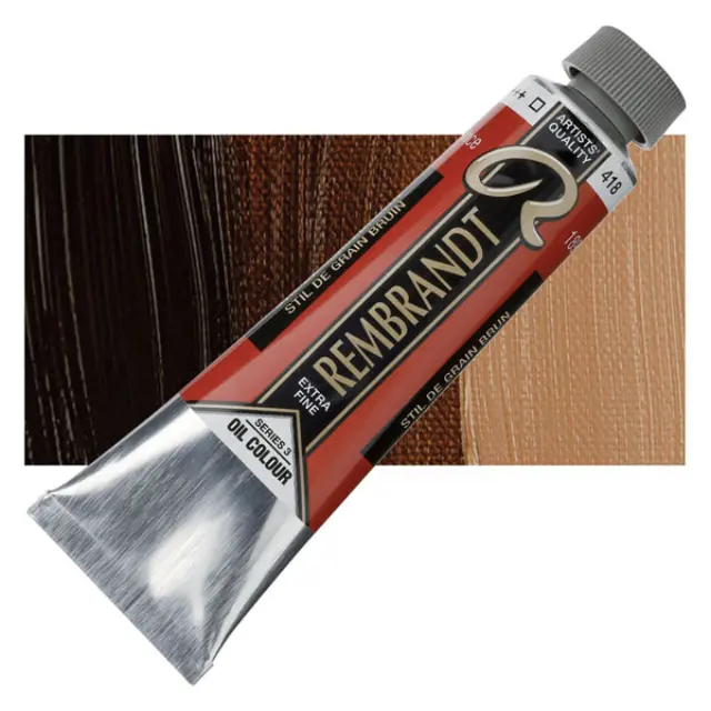 Λάδι Talens Rembrandt - 418 Stil de Grain Brown - 40ml