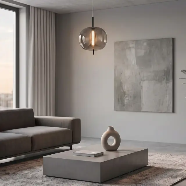 ΚΡΕΜΑΣΤΟ ΦΩΤΙΣΤΙΚΟ ACA HM232B ΟΡΕΙΧΑΛΚΟΣ ΦΙΜΕ LED 5W 3000K IP20 D30XH120CM / HM232B 2