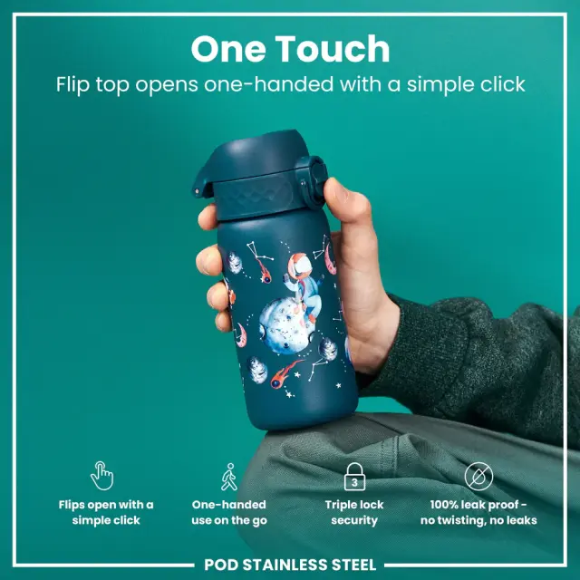 ION8 Ανοξείδωτο Παγούρι Θερμός 320ml Διάστημα 091908 2