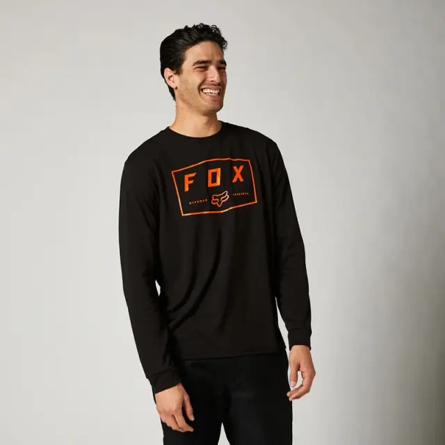 FOX BADGER LS TECH ΜΑΚΡΥΜΑΝΙΚΗ ΜΠΛΟΥΖΑ ΑΝΔΡΙΚΗ- BLK BLACK
