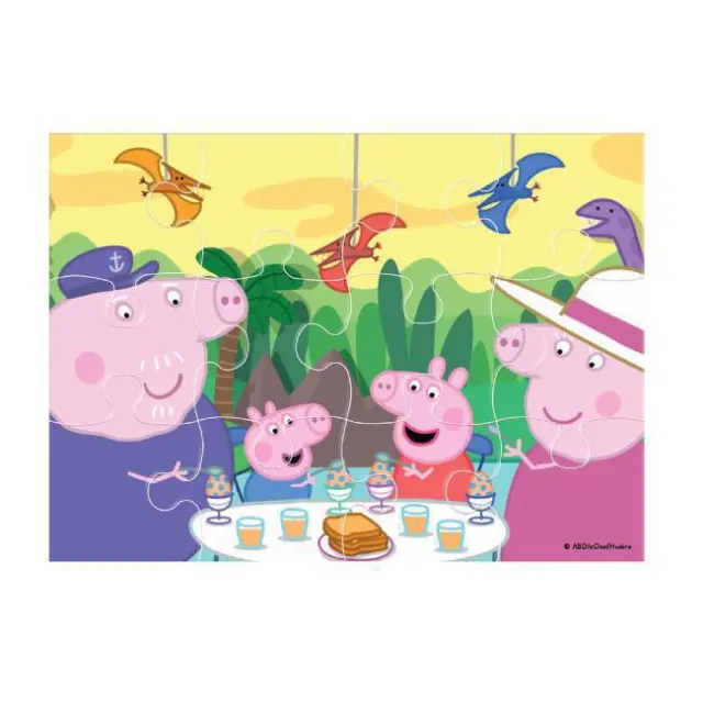 Luna Puzzle 4 σε 1 12/15/20/24 τεμ. Peppa Pig (000482782) 2