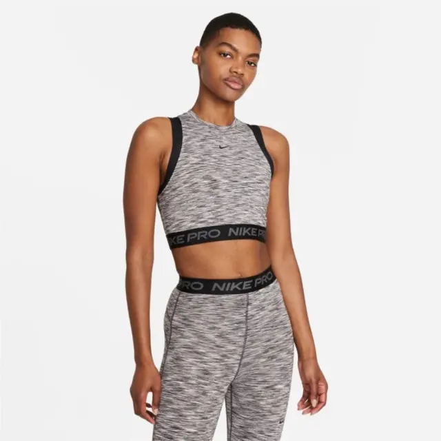 Nike Pro Space-Dye Tank (DA0999-010) - Μαύρο