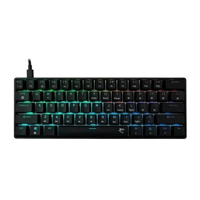 White Shark Gaming Keyboard Shinobi Black (SHINOBI-2-B-US-BROWN.SW)
