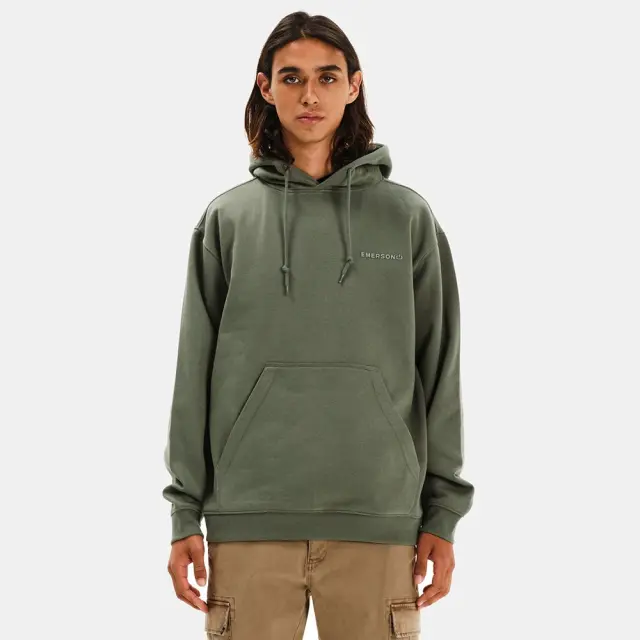 Emerson Pullover Loose Fit Hoodie (252.EM20.50-Olive) - Λαδί