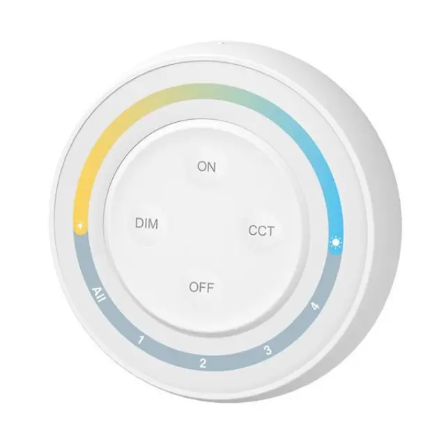 145-71406 ΑΣΥΡΜΑΤΟ ΧΕΙΡΙΣΤΗΡΙΟ ΤΟΙΧΟΥ RF DIMMER 4 ΚΑΝΑΛΙΑ EUROLAMP