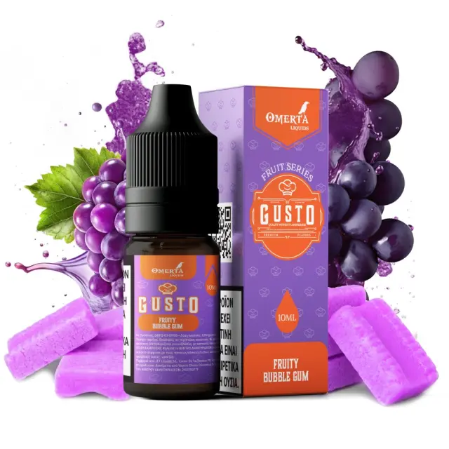 Fruity Bubble Gum 10ml - Omerta 3mg