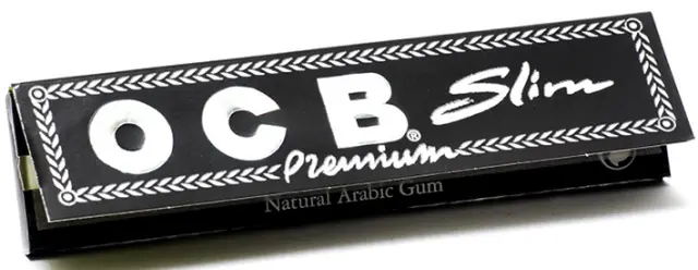 OCB Premium Χαρτάκια - Μαύρο - King Size Slim
