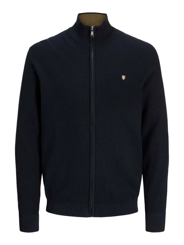 JPRBLUREX KNIT FULL ZIP CARDIGAN LN Seaborne