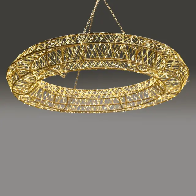 3D ΔΑΧΤΥΛΙΔΙ ΜΕΤΑΛΛΙΚΟ ΛΑΜΠΑΚΙΑ 1440 LED ΣΕ ΣΕΙΡΑ ΘΕΡΜΟ ΛΕΥΚΟ ΜΕ ΑΝΤΑΠΤΟΡΑ 31VDC & ΚΑΛΩΔΙΟ ΧΑΛΚΟΥ 5m IP44 ΜΕ ΑΛΥΣΙΔΑ & ΑΓΚΥΣΤΡΑ 400mm / X0519601535
