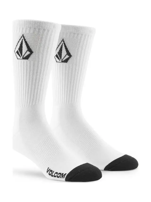 VOLCOM FULL STONE SOCK 3PK ΑΝΔΡΙΚΕΣ ΚΑΛΤΣΕΣ WHITE