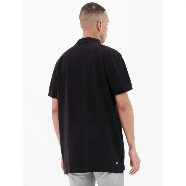 Emerson Men's Garment Dyed Polo (221.EM35.69GD-Black) - Μαύρο 2
