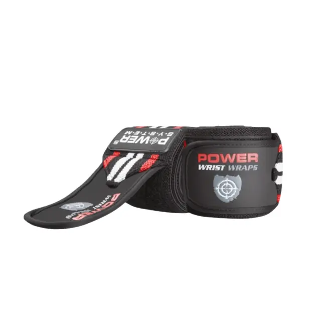 Power System Wrist Wraps- Περικάρπια Κόκκινο 3500 (2τμχ)