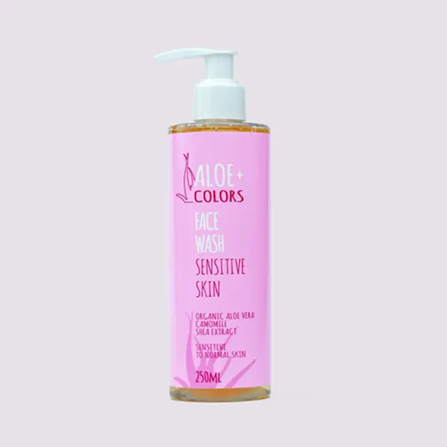 ALOE COLORS Gel Καθαρισμού Face για Ευαίσθητες Επιδερμίδες 250ml