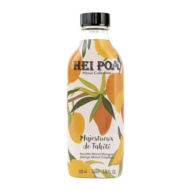 Hei Poa Monoi Collection Majestueux de Tahiti Λάδι Ενυδάτωσης Σώματος & Μαλλιών με Φρουτώδες Άρωμα Μάνγκο, 100ml