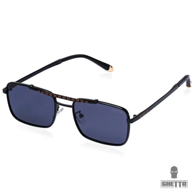 Ghetto Fashion Luxury Style Sunglasses Black Frame Unisex Black