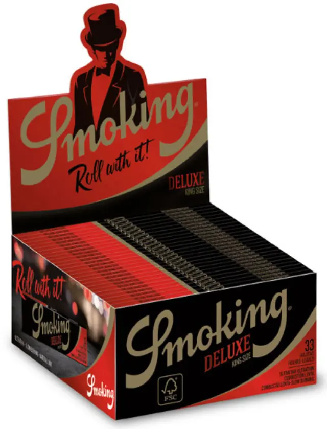 Smoking Χαρτάκια - Deluxe - Μαύρο - King Size 2