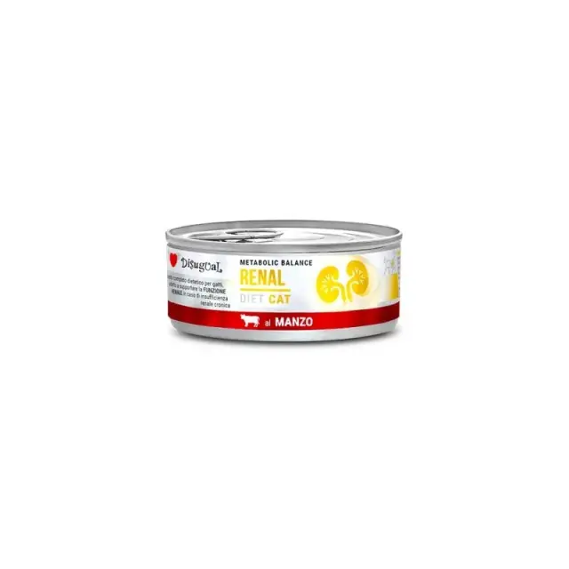 Disugual Metabolic Balance Cat Renal Υγρή Τροφή Γάτας σε Κονσέρβα με Βοδινό 85gr