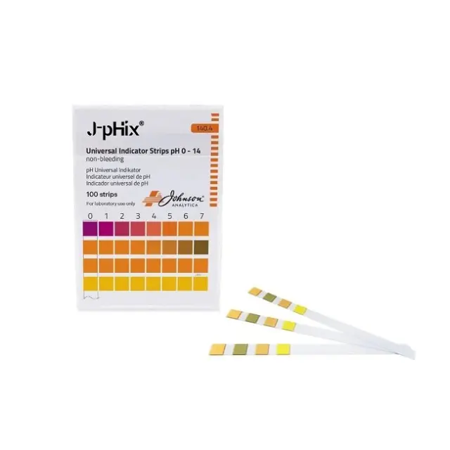 Johnson Test Papers Universal Indicator Strips Ph 0-14, Πεχαμετρικές Ταινίες 100 ταινίες