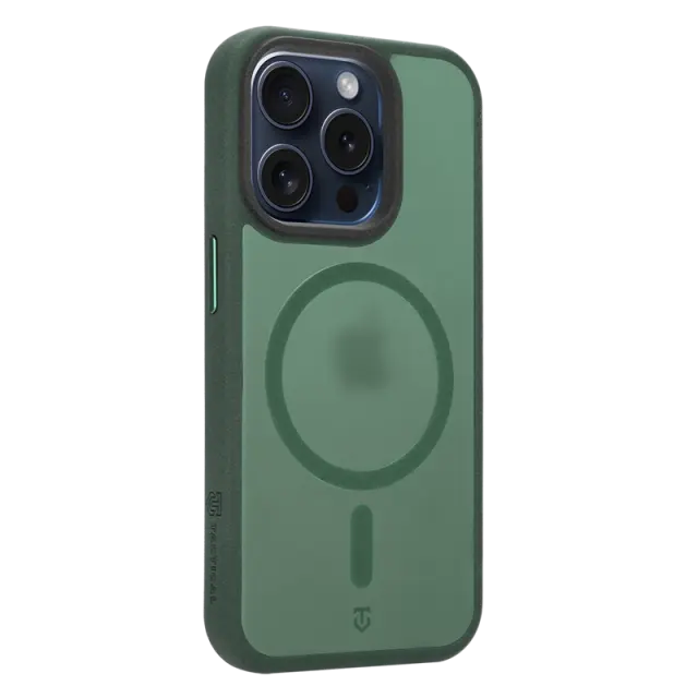 Tactical MagForce Hypersand Cover for Apple iPhone 15 Pro Forest Green 3