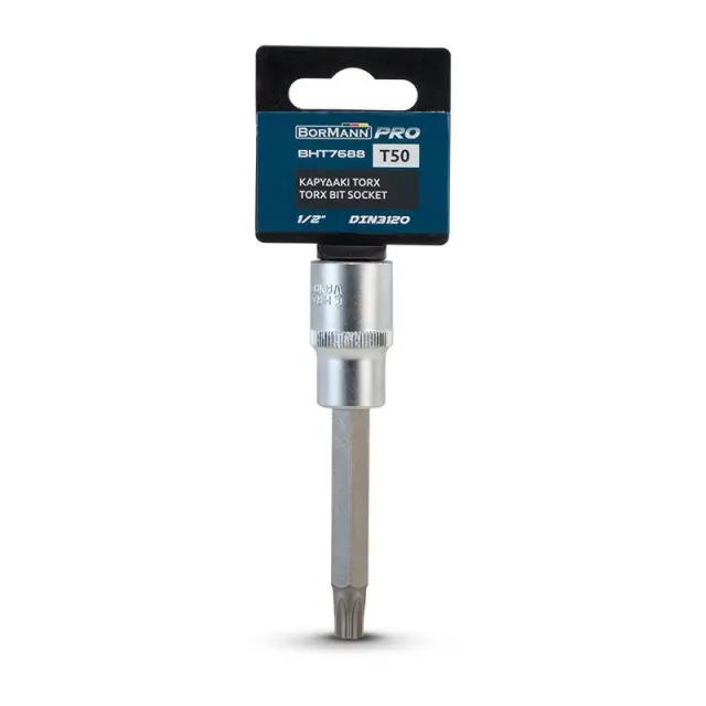 Bormann Pro BHT7688 Καρυδάκι torx 1/2", DIN 3120, T50 (049029) 2