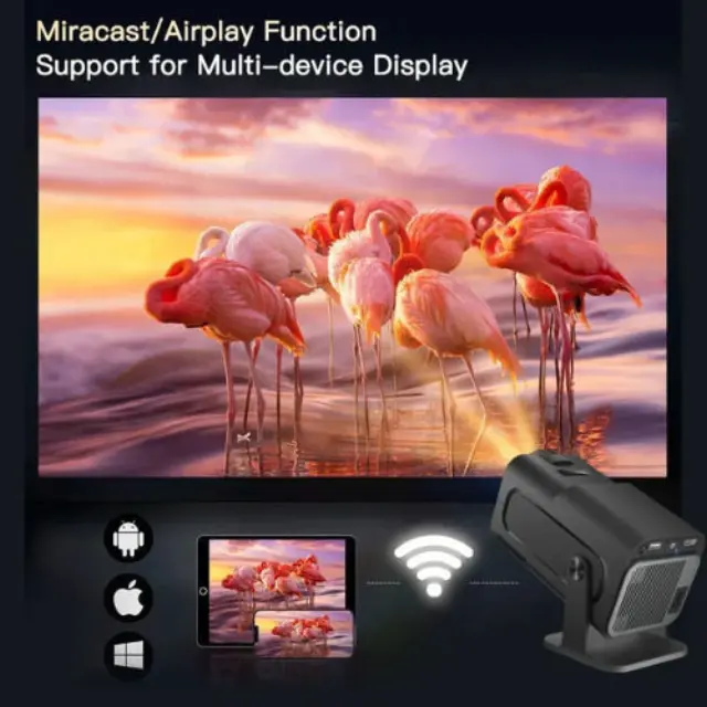 YH320 Max Προτζέκτορας Full HD Απλής Λάμπας με Wi-Fi 2