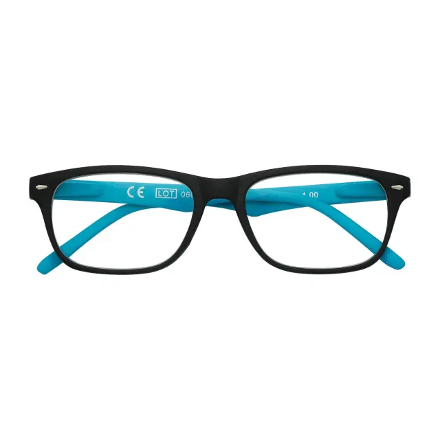 Zippo Reading Glasses Γυαλιά Πρεσβυωπίας Μαύρο Ματ με Γαλάζιους Βραχίονες +3.00 31Z-B3-AZC, 1τμχ