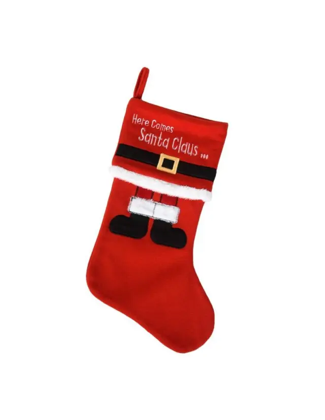 Χριστουγεννιάτικη Κάλτσα 50εκ. Here Comes Santa / 4927 (Bookstop)