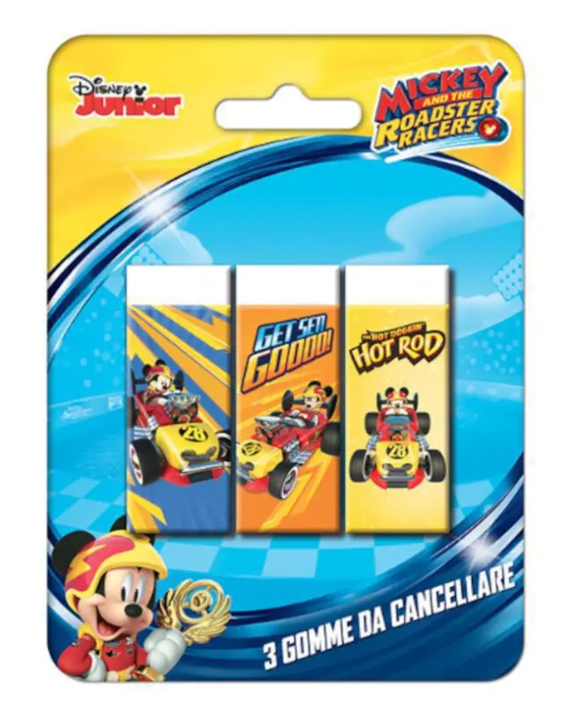 Γόμες 3τμχ Mickey Race 400000007748