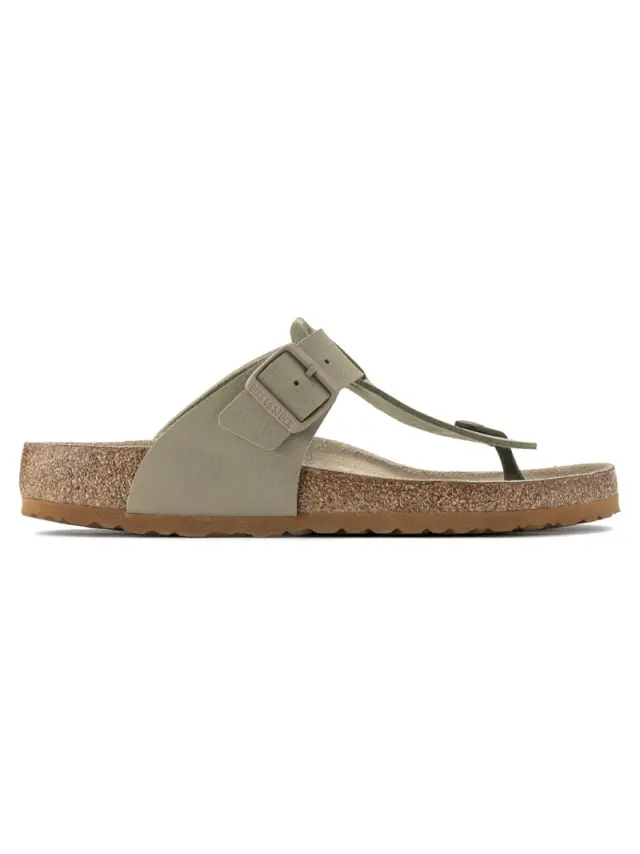 Birkenstock Σαγιονάρες Unisex Birko-Flor(ανθεκτικό υλικό της Birkenstock-επιτρέπει την επαφή με το νερό) Πράσινο BIR/MEDINA SOFT 1022454 F/KHAKI 3