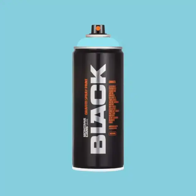 Montana Black Spray Paint 400ml TR5010-True Cyan 50%