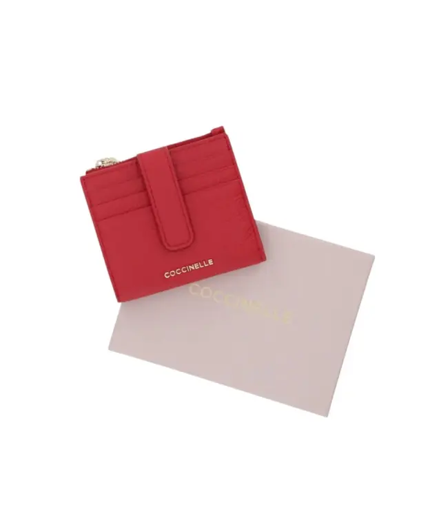 Coccinelle - Γυναικείο Πορτοφόλι Metallic Soft E2MW511F701-R02 Κόκκινο 3